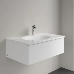 Villeroy & Boch Antao Pаковина для установки на тумбу, 800 x 500 x 150 mm, Альпийский белый CeramicPlus, со скрытым переливом 4A7584R1