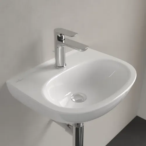 Villeroy & Boch O.novo Раковина компактная, 450 x 360 x 160 mm, Альпийский белый, без перелива 43404601