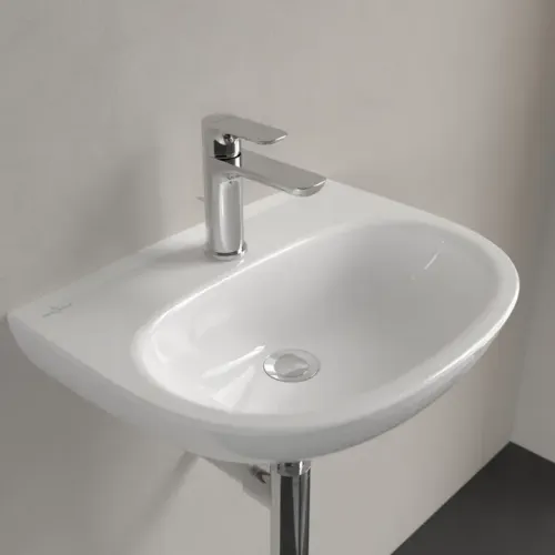 Villeroy & Boch O.novo Раковина компактная, 500 x 380 x 160 mm, Альпийский белый, без перелива 43405101