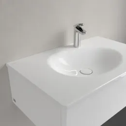 Villeroy & Boch Antao Pаковина для установки на тумбу, 800 x 500 x 150 mm, Альпийский белый CeramicPlus, со скрытым переливом 4A7584R1