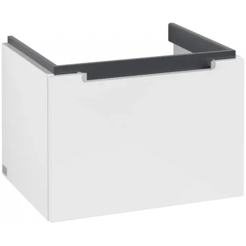 Villeroy & Boch Subway 2.0 Тумба под раковину, 1 выдвижной ящик, 587 x 420 x 454 mm, Glossy White A68700DH