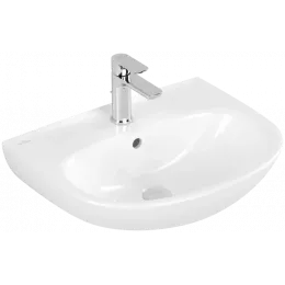 Villeroy & Boch O.novo Pаковина, 550 x 440 x 180 mm, Альпийский белый, с переливом 4A405501