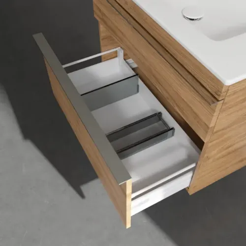 Villeroy & Boch Venticello Тумба под раковину, 2 выдвижных ящика, 753 x 590 x 502 mm, Oak Kansas / Oak Kansas A92501RH