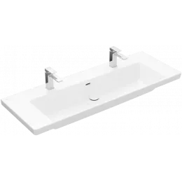 Villeroy & Boch Subway 3.0 Pаковина для установки на тумбу, 1300 x 475 x 170 mm, Альпийский белый, с переливом 4A70D401