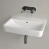 Villeroy & Boch O.novo Pаковина, 650 x 460 x 175 mm, Альпийский белый, с переливом, задняя сторона и нижняя сторона шлифованные 4A41KJ01