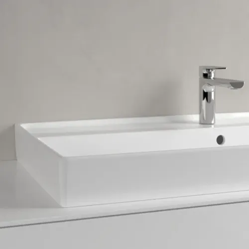 Villeroy & Boch Collaro Pаковина для установки на тумбу, 1000 x 470 x 160 mm, Альпийский белый, с переливом, шлифованный 4A331G01