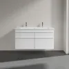 Villeroy & Boch Venticello Тумба под раковину, 4 выдвижных ящика, 1153 x 590 x 502 mm, Glossy White / Glossy White A92902DH