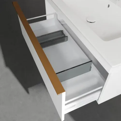 Villeroy & Boch Venticello Тумба под раковину, 1 выдвижной ящик, 953 x 420 x 502 mm, Glossy White / Glossy White A93505DH