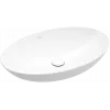 Villeroy & Boch Loop & Friends Раковина для установки на столешницу, 560 x 380 x 120 mm, Альпийский белый, с переливом 4A470001