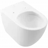 Villeroy & Boch Subway 3.0 Унитаз с открытым смывным краем, напольный, с TwistFlush, Stone White CeramicPlus 4671T0RW