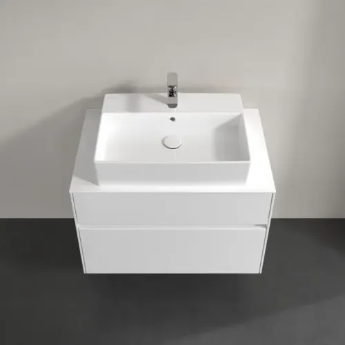 Villeroy & Boch Collaro Тумба под раковину, с подсветкой, 2 выдвижных ящика, 800 x 548 x 500 mm / Glossy White C124B0DH