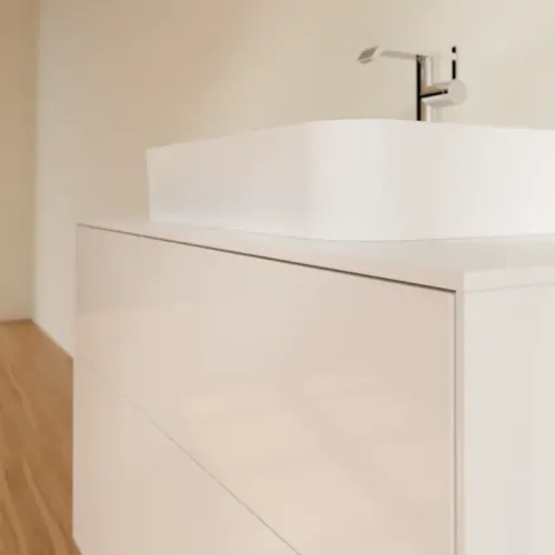 Villeroy & Boch Finion Тумба под раковину, 2 выдвижных ящика, 1000 x 603 x 501 mm, Glossy White Lacquer F35100GF