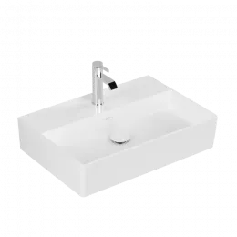 Villeroy & Boch Memento 2.0 Pаковина, 600 x 420 x 135 mm, Альпийский белый CeramicPlus, без перелива 4A2261R1