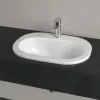 Villeroy & Boch O.novo Встраиваемая раковина, 560 x 405 x 200 mm, Альпийский белый, без перелива, нешлифованный 41615701