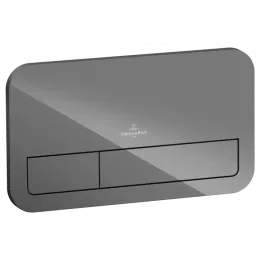 Villeroy & Boch ViConnect Системы ИНСТАЛЛЯЦИИ Kлавиша смыва viconnect 200G, Смыв с 2 объемами, Glass Glossy Grey 922400RA