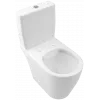 Villeroy & Boch Avento Унитаз-компакт с открытым смывным краем, напольный, Альпийский белый 5644R001