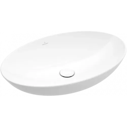 Villeroy & Boch Loop & Friends Раковина для установки на столешницу, 620 x 420 x 120 mm, Альпийский белый CeramicPlus, без перелива 4A4801R1