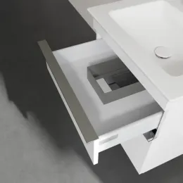 Villeroy & Boch Venticello Тумба под раковину, 2 выдвижных ящика, 553 x 590 x 502 mm, Glossy White / Glossy White A92301DH