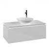 Villeroy & Boch Legato Тумба под раковину, 1 выдвижной ящик, 1000 x 380 x 500 mm, Glossy White / Glossy White B57100DH