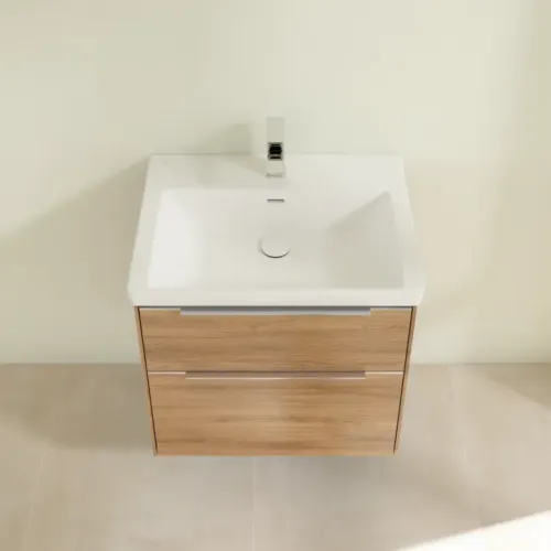 Villeroy & Boch Subway 3.0 Тумба под раковину, 2 выдвижных ящика, 622 x 576 x 478 mm, Oak Kansas C57600RH