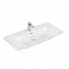 Villeroy & Boch Subway 3.0 Pаковина для установки на тумбу, 1000 x 470 x 165 mm, Альпийский белый CeramicPlus, с переливом 4A70A5R1