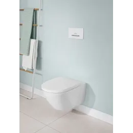Subway 3.0 Унитаз с открытым смывным краем, настенный, с TwistFlush / AntiBac, Альпийский белый AntiBac CeramicPlus 4670T0T2
