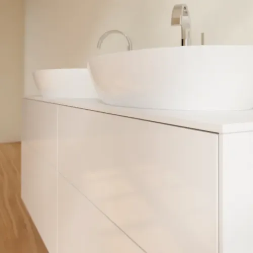 Villeroy & Boch Finion Тумба под раковину, 4 выдвижных ящика, 1600 x 603 x 501 mm, Glossy White Lacquer F96100GF