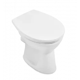 Villeroy & Boch O.novo Унитаз с открытым смывным краем с горизонтальным смывом (с полкой), напольный, Альпийский белый 7619R001