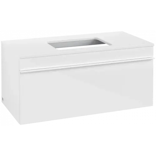 Villeroy & Boch Venticello Тумба под раковину, 1 выдвижной ящик, 957 x 436 x 502 mm, Glossy White / Glossy White A94602DH
