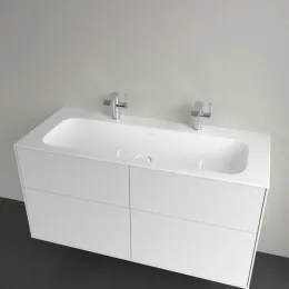 Villeroy & Boch Finion Pаковина для установки на тумбу, 1200 x 500 x 160 mm, Альпийский белый CeramicPlus, без перелива, нешлифованный 4164C1R1