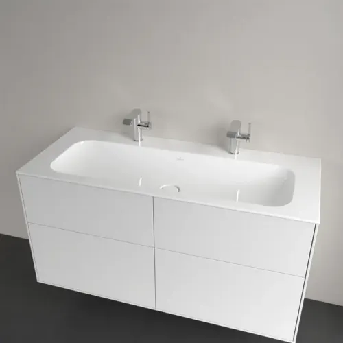 Villeroy & Boch Finion Pаковина для установки на тумбу, 1200 x 500 x 160 mm, Альпийский белый CeramicPlus, без перелива, нешлифованный 4164C1R1