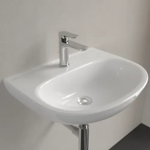 Villeroy & Boch O.novo Pаковина, 550 x 440 x 180 mm, Альпийский белый, без перелива 4A405601