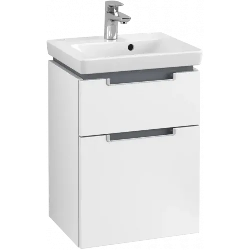 Villeroy & Boch Subway 2.0 Тумба под раковину, 2 выдвижных ящика, 440 x 590 x 351 mm, White Matt A90600MS