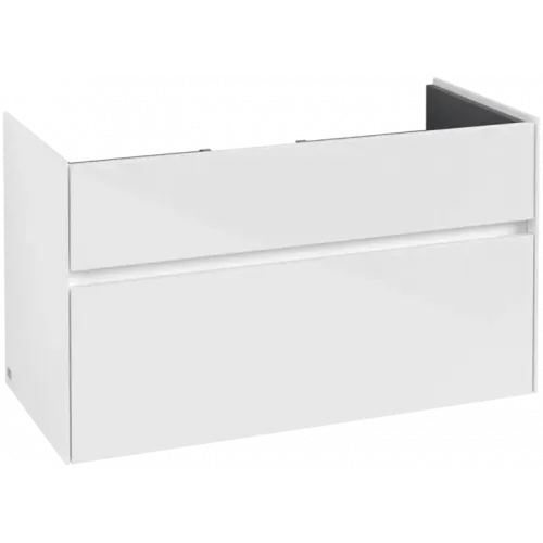 Villeroy & Boch Collaro Тумба под раковину, 2 выдвижных ящика, 954 x 546 x 444 mm, Glossy White C01100DH