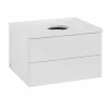 Villeroy & Boch Antao Тумба под раковину, 2 выдвижных ящика, 600 x 360 x 500 mm, лицевая поверхность без текстурированной отделки, Glossy White Lacquer / Glossy White Lacquer K18010GF