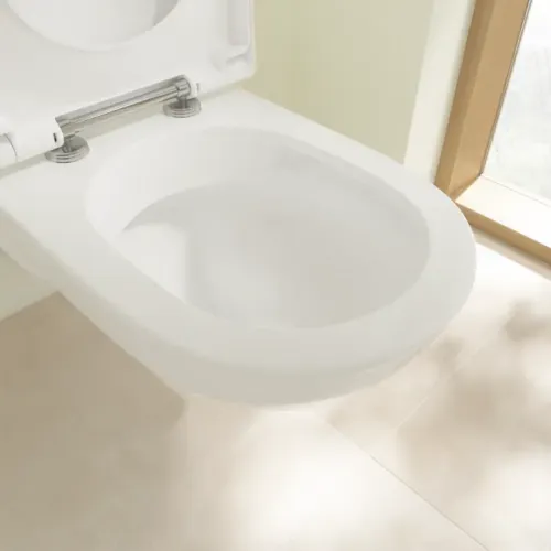 Villeroy & Boch ViCare Унитаз с открытым смывным краем ViCare, настенный, Альпийский белый 4601R001