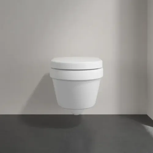 Villeroy & Boch Architectura Унитаз с открытым смывным краем Compact, настенный, Альпийский белый 4687R001