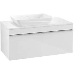 Villeroy & Boch Venticello Тумба под раковину, 1 выдвижной ящик, 957 x 436 x 502 mm, Glossy White / Glossy White A94701DH