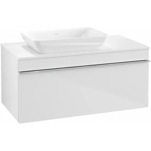 Villeroy & Boch Venticello Тумба под раковину, 1 выдвижной ящик, 957 x 436 x 502 mm, Glossy White / Glossy White A94701DH
