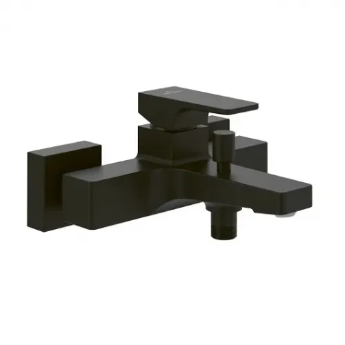 Смеситель Villeroy & Boch Architectura Square TVT125001000K5 для ванны, черный матовый TVT125001000K5