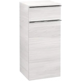 Villeroy & Boch Venticello Шкаф Боковой, 1 дверь, 1 выдвижной ящик, 404 x 866 x 372 mm, White Wood / White Wood A95001E8