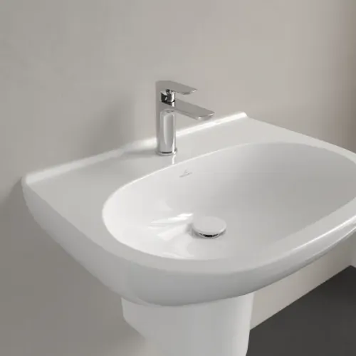 Villeroy & Boch O.novo Pаковина, 650 x 510 x 200 mm, Альпийский белый, без перелива 51606601