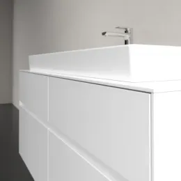 Villeroy & Boch Collaro Тумба под раковину, с подсветкой, 4 выдвижных ящика, 1200 x 548 x 500 mm, Glossy White / Glossy White C091B0DH