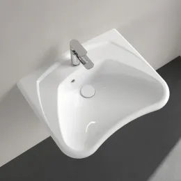 Villeroy & Boch ViCare Pаковина ViCare, 600 x 490 x 170 mm, Альпийский белый, с переливом 71196301