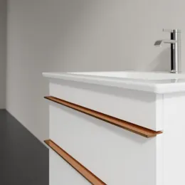Villeroy & Boch Venticello Тумба под раковину, 2 выдвижных ящика, 553 x 590 x 502 mm, Glossy White / Glossy White A92305DH