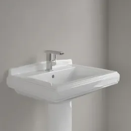 Villeroy & Boch Hommage Pаковина, 750 x 580 x 200 mm, Альпийский белый CeramicPlus, с переливом 710175R1