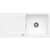Villeroy & Boch Siluet 60 flat Мойка, включая Комплект слива с эксцентриком, выкл TitanCeram, 980 x 490 mm, Альпийский белый CeramicPlus 33362FR1