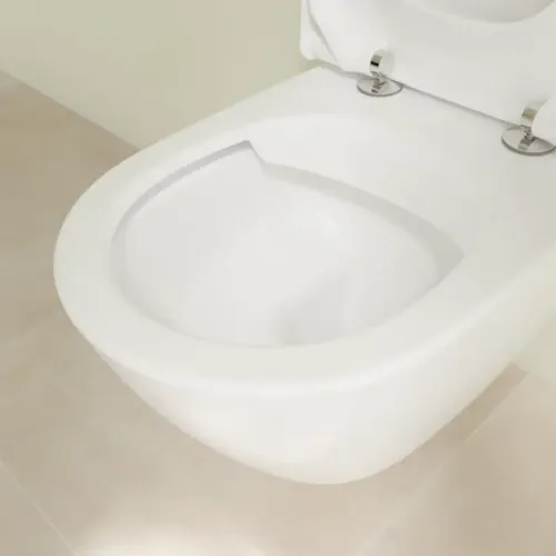 Villeroy & Boch Subway 2.0 Унитаз с открытым смывным краем, настенный, с AntiBac, Альпийский белый AntiBac CeramicPlus 5614R0T2