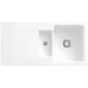 Villeroy & Boch Siluet 60 R Мойка, включая Комплект слива с ручным управлением, выкл TitanCeram, 1000 x 510 mm, Альпийский белый CeramicPlus 333701R1