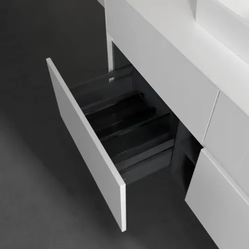 Villeroy & Boch Collaro Тумба под раковину, 4 выдвижных ящика, 1200 x 548 x 500 mm, Glossy White / Glossy White C07000DH